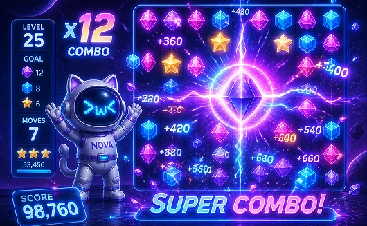 Level 2 gameplay — special combos